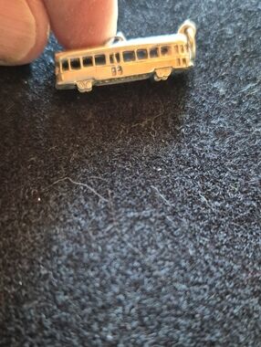 Sterling Silver Toronto Streetcar Charm.